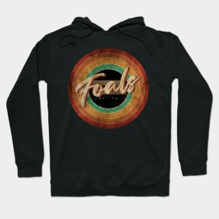 Foals Vintage Circle Art Hoodie